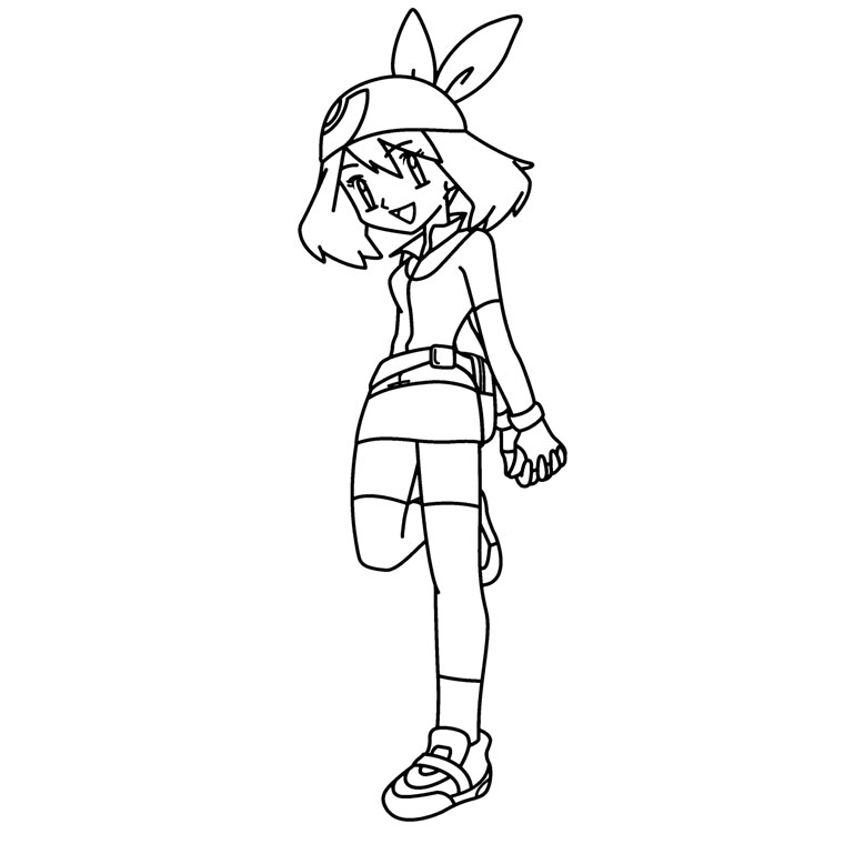 coloriage pokemon flora